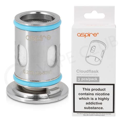 Aspire Cloudflask Replacement Vape Coils | Pack of 3