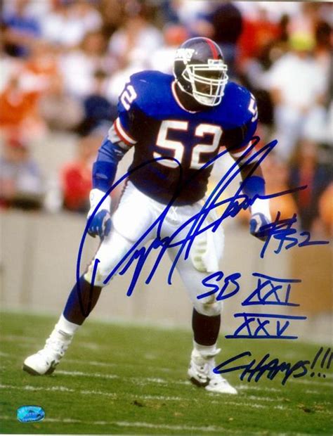 Pepper Johnson autographed photo (New York Giants Super Bowl Champion) Image #3 Size 8x10