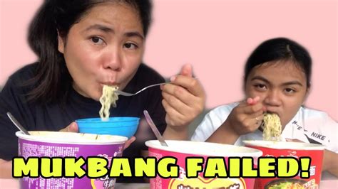 SPICY NOODLES MUKBANG (FAILED) - YouTube