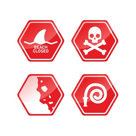 Warning Sign Collection 27579212 Vector Art at Vecteezy