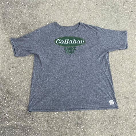 Tommy Boy Callahan Brake Pads Heather Gray Shirt... - Depop