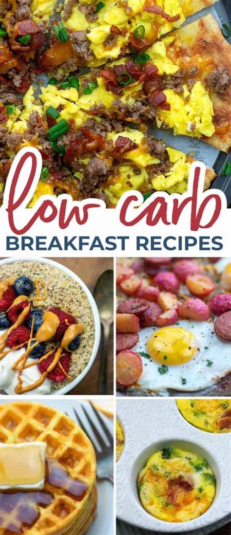 The BEST Low Carb Breakfast Ideas all in one spot!