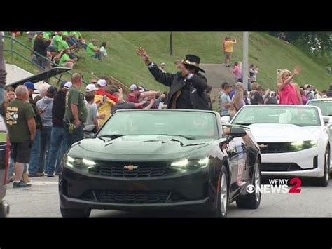 NASCAR Hauler Parade in North Wilkesboro