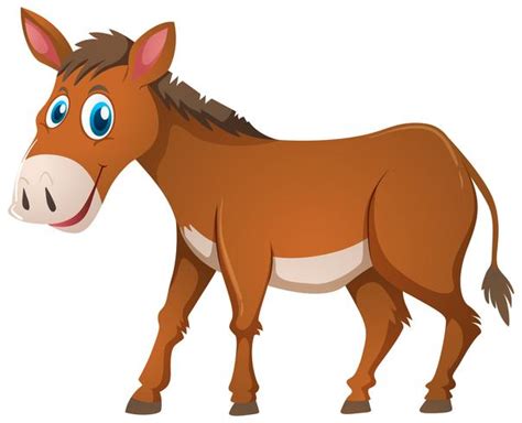 Clipart Of A Donkey