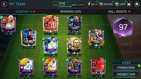 A team having players from all Fifa mobile events this season. I've missed one or two events ...