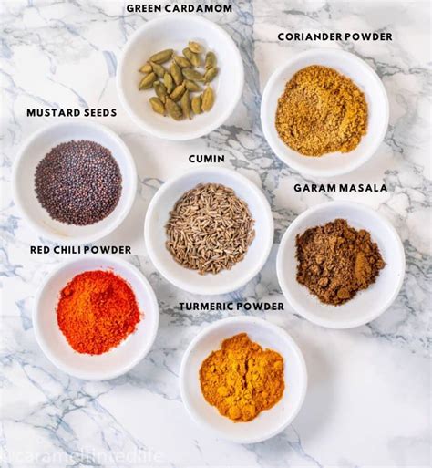 Indian Spices - List of Indian spices and how to cook with them - Caramel Tinted Life