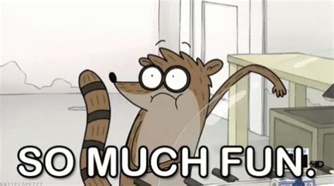 Regular Show Fun GIF - Regular Show Fun Rigby - Discover & Share GIFs