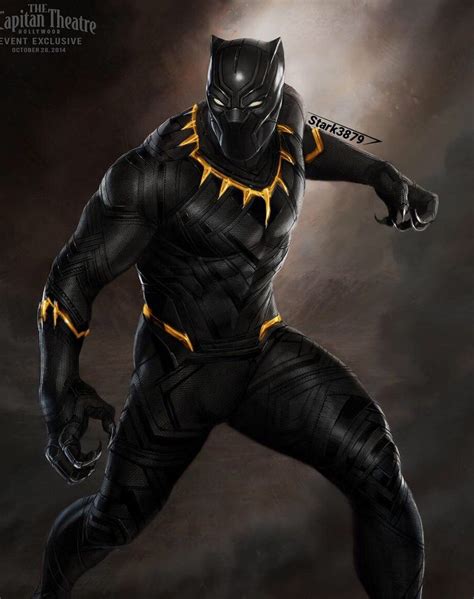 Black Panther w/Gold In The Suit | Black panther superhero, Black panther comic, Black panther ...