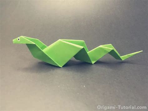 Origami Snake Instruction