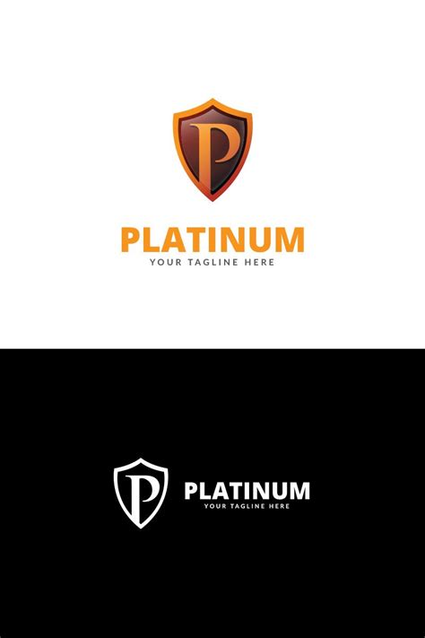 Platinum P Letter Logo Template #Logo #Letter #Platinum #Template | Letter logo, Logo templates ...