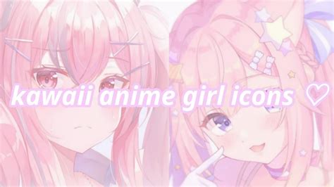 kawaii anime girl icons ♡ - YouTube