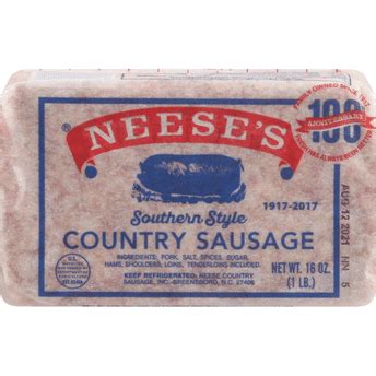 Neese's Sausage, Country, Southern Style (16 oz) Delivery or Pickup ...