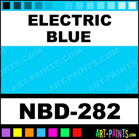 Electric Blue Media Body Art Body Face Paints - NBD-282 - Electric Blue Paint, Electric Blue ...