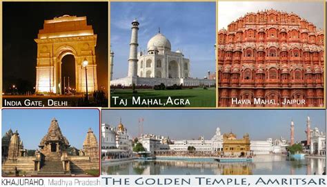 Historical Monuments Of India Chart