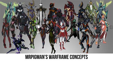 Every Warframe Concept I Have Ever Drawn. - Fan Art - Warframe Forums