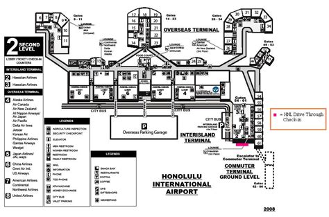 Hawaiian Airlines Terminal Map