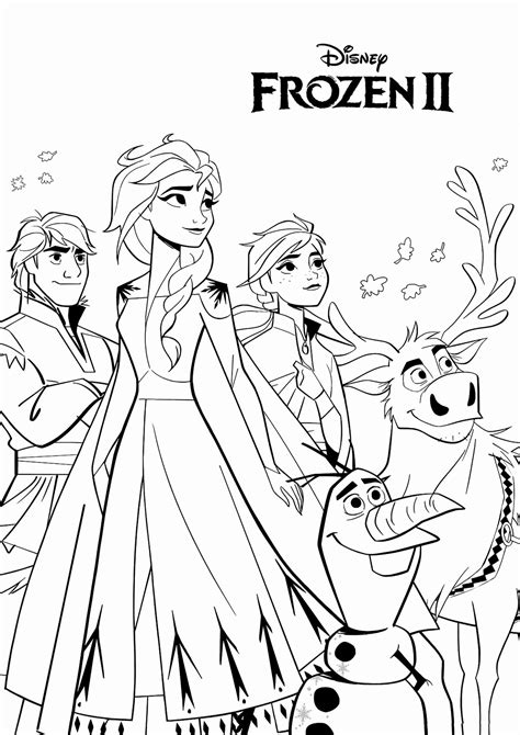 Printable Frozen Coloring Pages