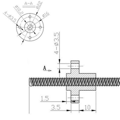 8mm Metric Lead Screw | GeeksValley