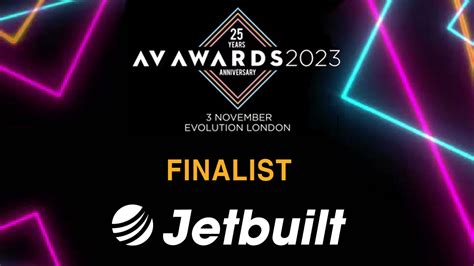 A Letter from Paul Dexter to Celebrate Jetbuilt’s Monumental AV Awards Shortlist • Jetbuilt