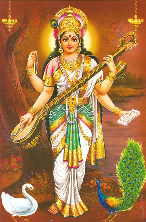 157 best images about Goddess Saraswati. on Pinterest | Statue of ...