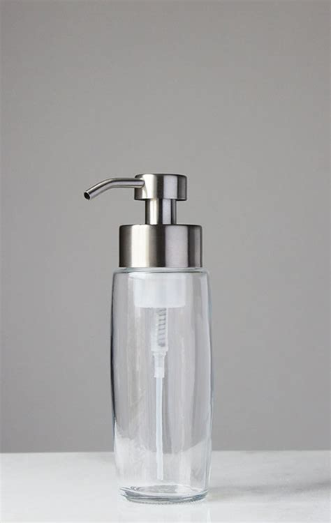 Foaming Soap Dispensers | Large Glass Foam Soap Dispenser with ...