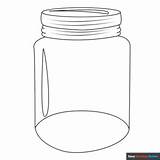 Mason Jar Coloring Page  Easy Drawing Guides sketch template
