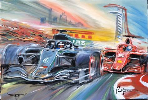 Pin by Bill Patterson Racing Art on Formula 1 Racing | Racing art, Motorsport art, Racing