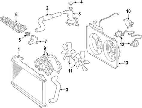 Radiator & Components for 2006 Toyota Sienna | OEM Genuine Toyota Parts