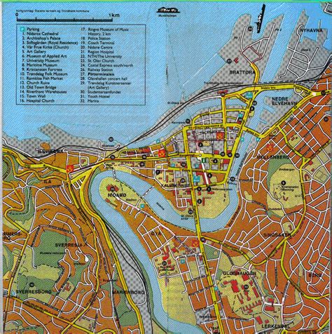 Map of Trondheim