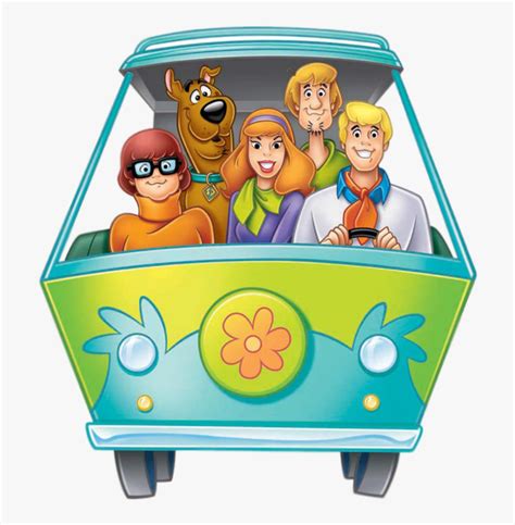 Scooby Doo Gang Mystery Machine, HD Png Download - kindpng