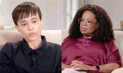 Oprah Winfrey was 'nervous' about her Elliot Page interview