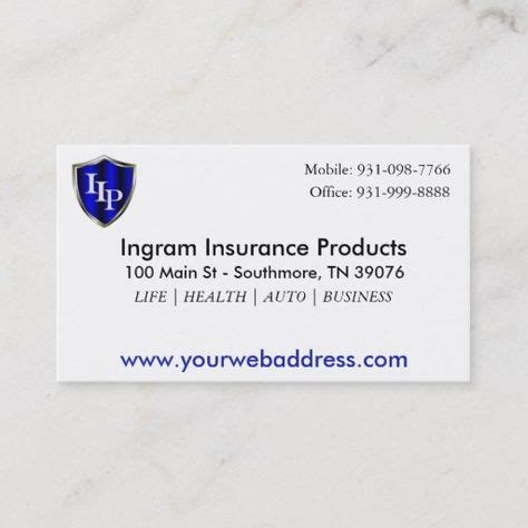 How to Effectively Use Insurance Agent Business Cards