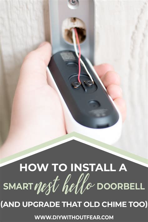 Nest Doorbell Installation Instructions