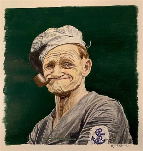 Popeye Frank rocky Fiegel Original Painting Limited Edition Signed Numbered Gicleé Art Prints - Etsy