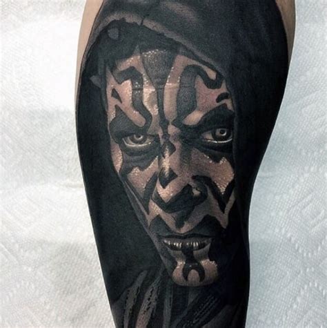 50 Darth Maul Tattoo Designs For Men - Star Wars Ink Ideas