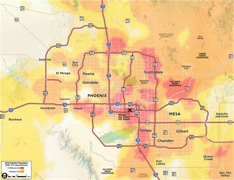 Phoenix, AZ-Daytime Population | Red Paw Technologies