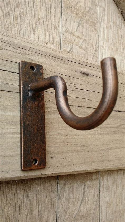 Forged Brackets, Wood Pole/iron Bracket 1-EACH Drapery Bracket, Single Curtain Rod Brackets ...