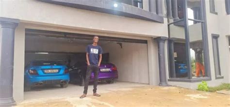 King Monada flaunts his finished double storey house