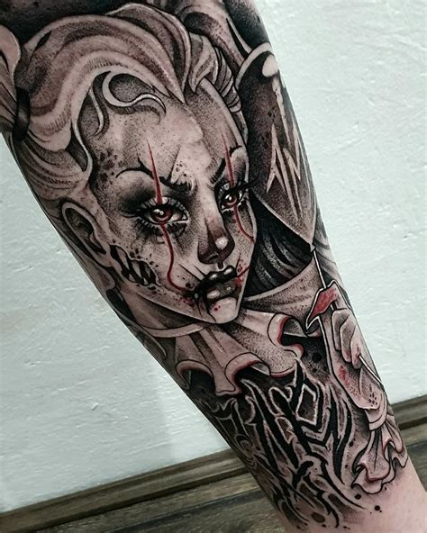 Clown Tattoos: Unconventional Artistry and Symbolic Allure