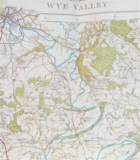 Ordnance Survey Special District Map of the Wye Valley on the scale of ...