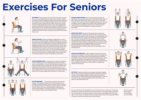 Printable Exercises For Seniors With Pictures