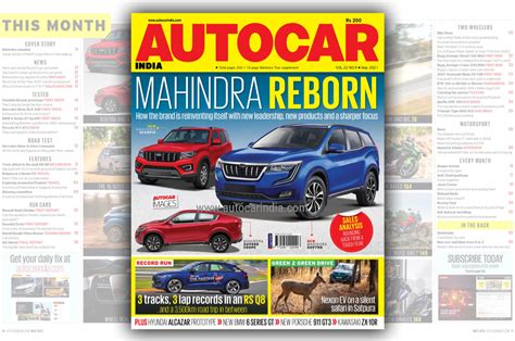 Autocar India May 2021 issue on stands - Latest Auto News, Car & Bike ...