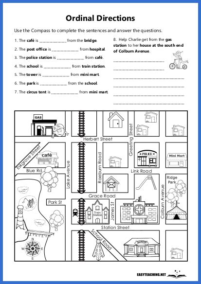 Map Skills Review Worksheets by ReadingwithMrsIF worksheets library ...