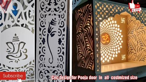 CNC Design for pooja door - CNC MACHINE