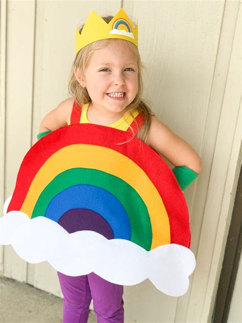 Childs RAINBOW COSTUME / Rainbow Party / Halloween Ready / Kids ...