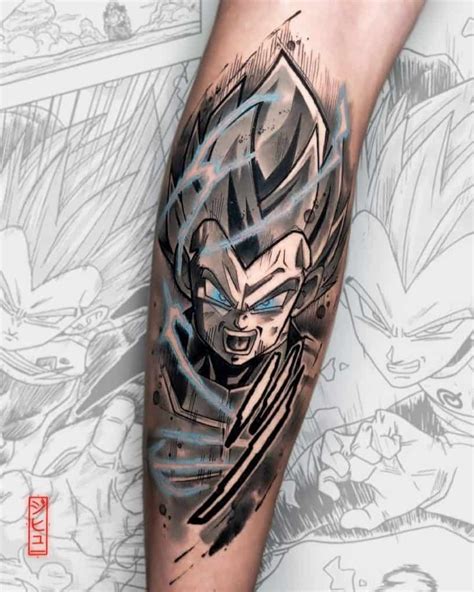 Vegeta Tattoo 1 | Dragon ball tattoo, Dbz tattoo, Z tattoo