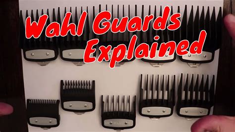 Wahl Trimmer Guards Sizes at Robert Cali blog