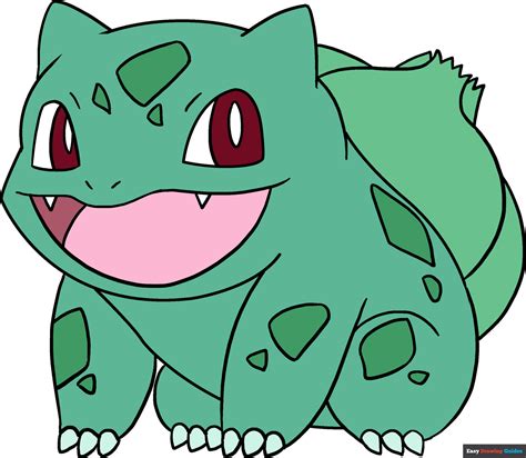 How to Draw Bulbasaur Pokémon - Really Easy Drawing Tutorial