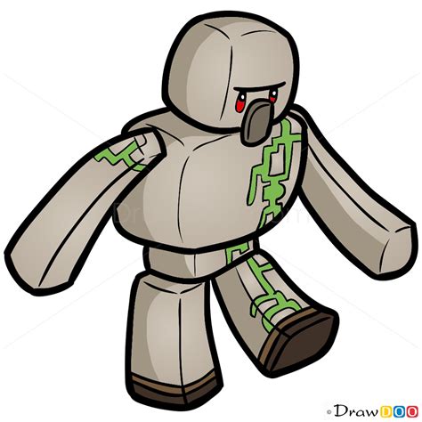 Minecraft Iron Golem Drawing