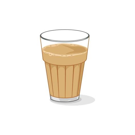 Tea also known chai, chaya vector Illustration Indian Street Food ...